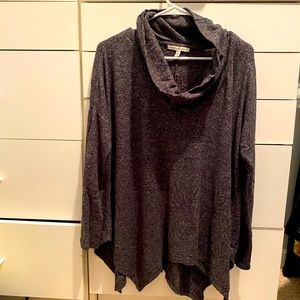 Loose turtleneck sweater